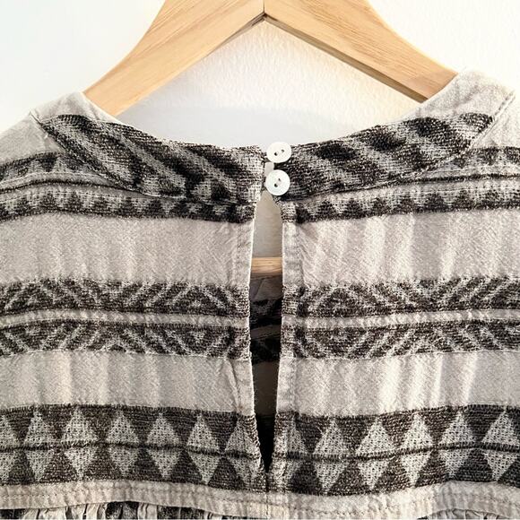 Devotion Twins Ella Midi Dress Small Flowy Anthropologie Stripe Boho Bohemian - Picture 7 of 10